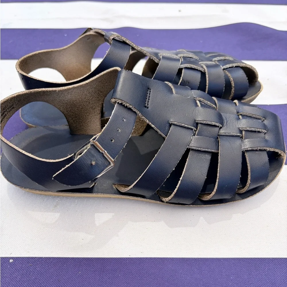 Boys Navy blue Saltwater Sandal
